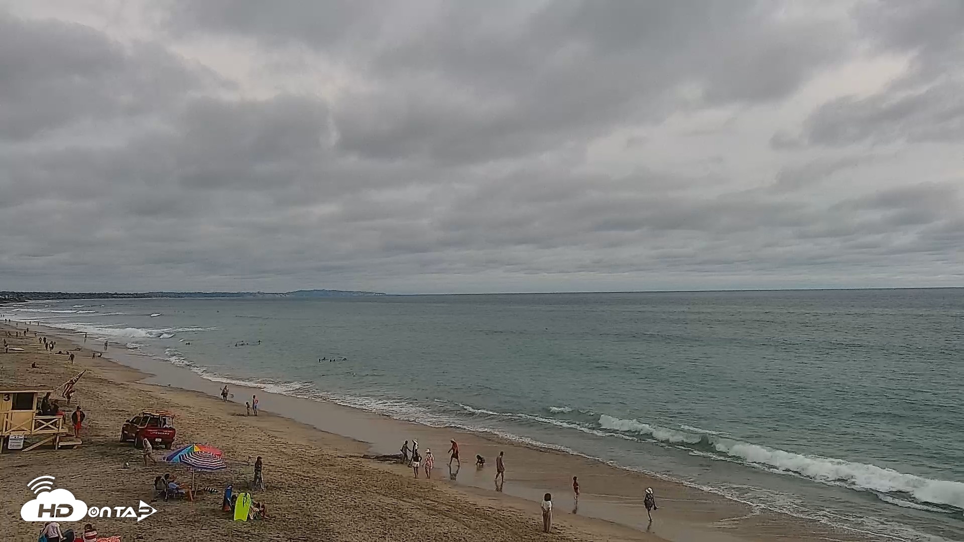 Snapshot of Carlsbad Beach Surf Live Webcam taken Aug 13, 2026, 5:46pm PDT