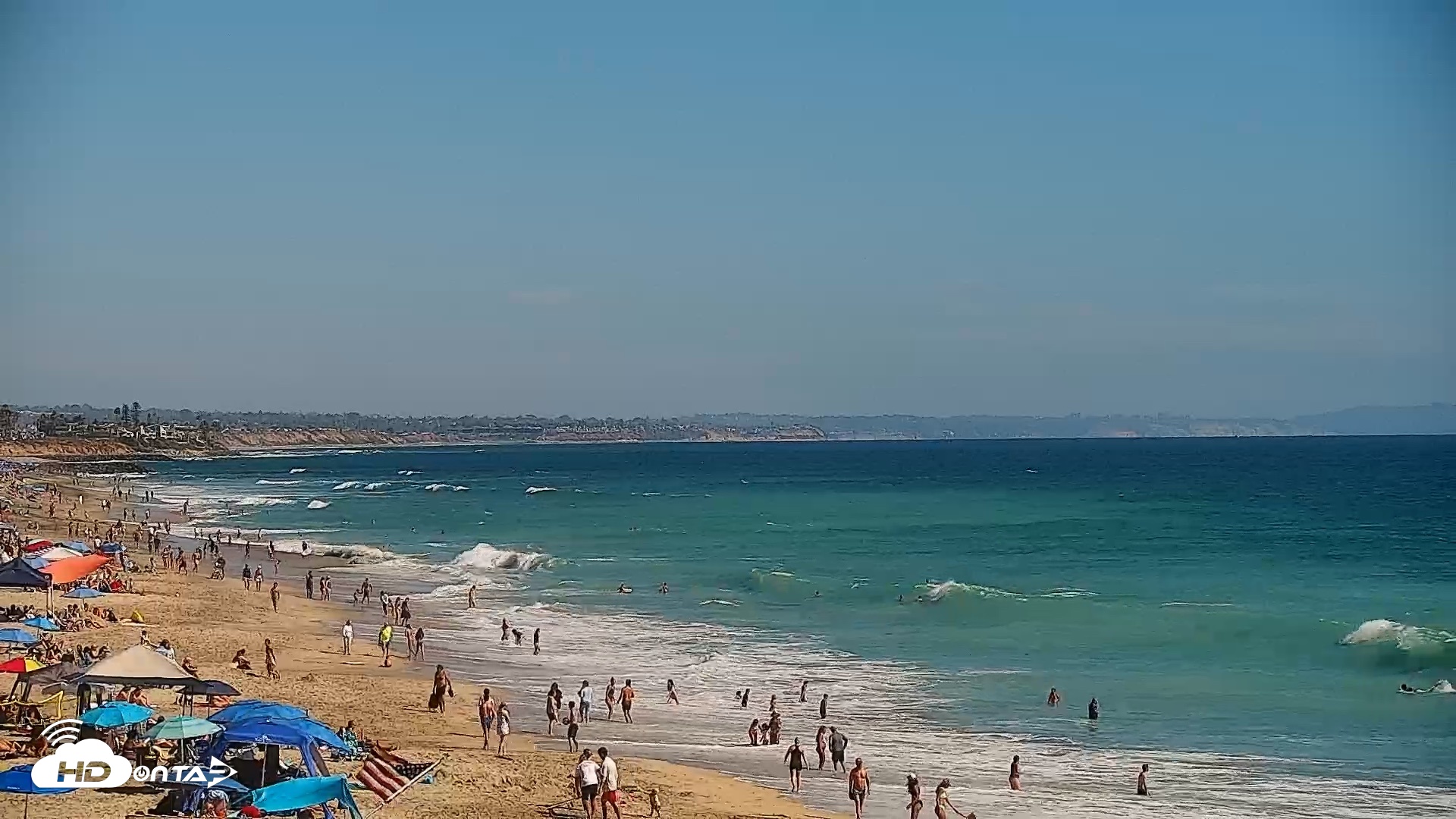 Snapshot of Carlsbad Beach Surf Live Webcam taken Jul 2, 2026, 4:14pm PDT