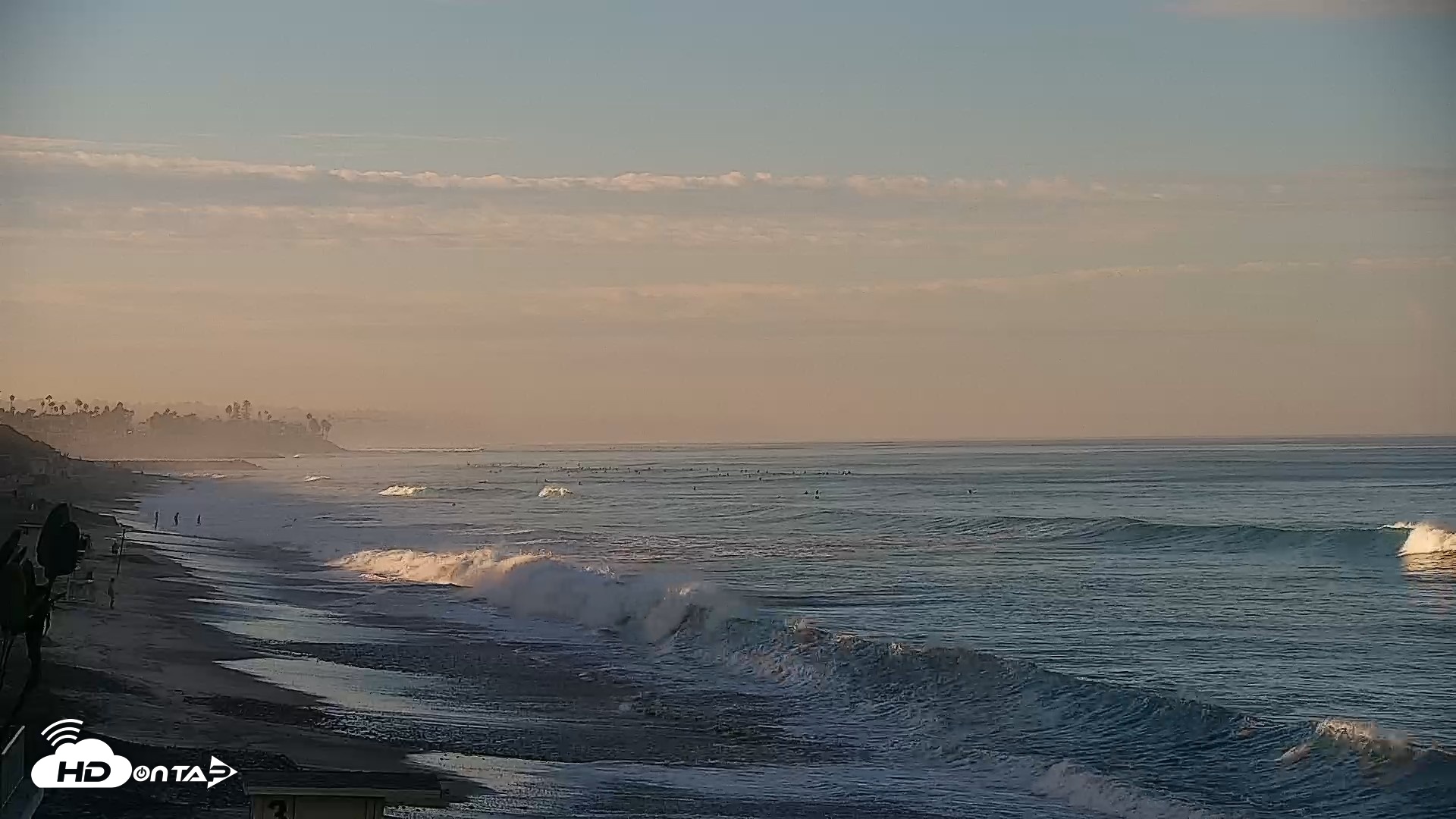 Snapshot of Carlsbad Beach Surf Live Webcam taken Sep 5, 2026, 7:20am PDT
