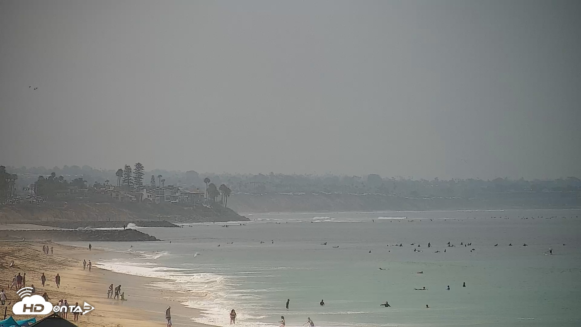 Snapshot of Carlsbad Beach Surf Live Webcam taken Jul 12, 2026, 8:54am PDT