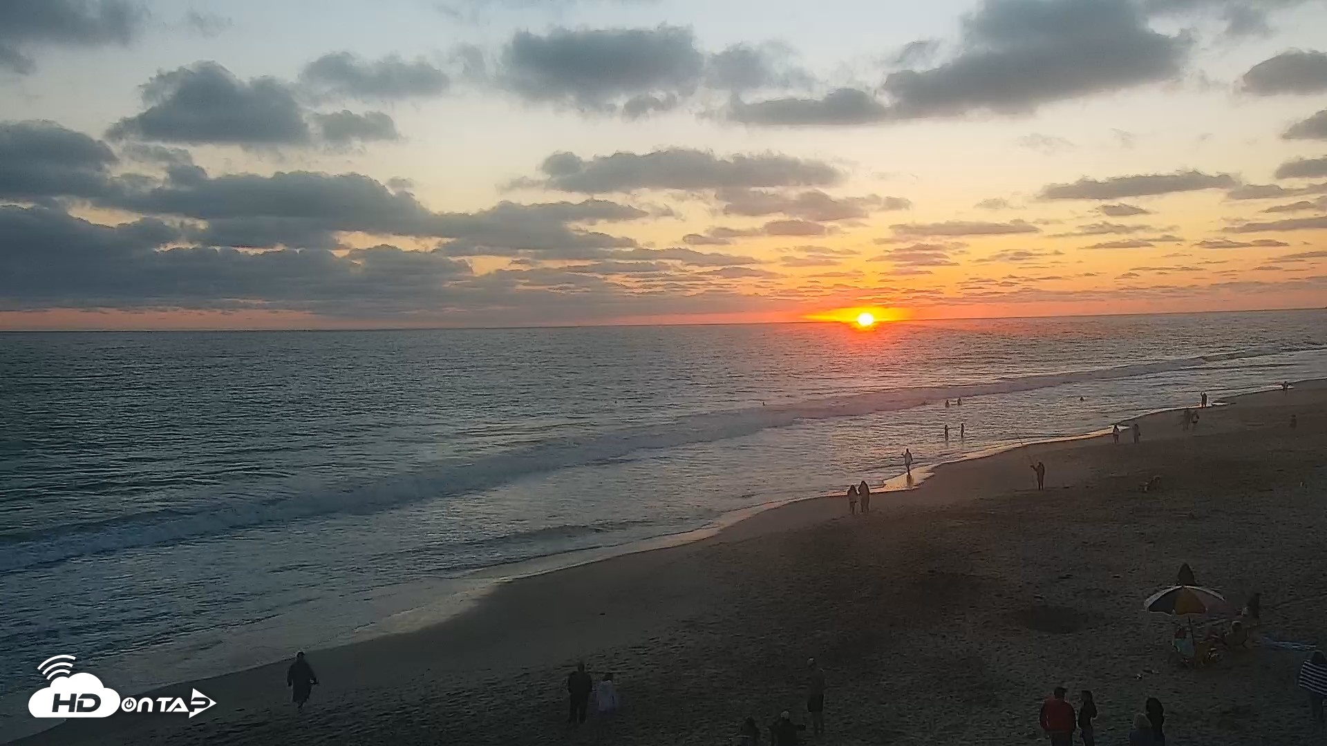 Snapshot of Carlsbad Beach Surf Live Webcam taken Jun 21, 2026, 8:03pm PDT