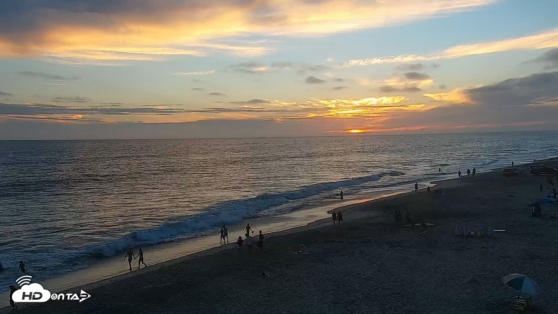 Snapshot of Carlsbad Beach Surf Live Webcam taken Jul 4, 2026, 8:07pm PDT