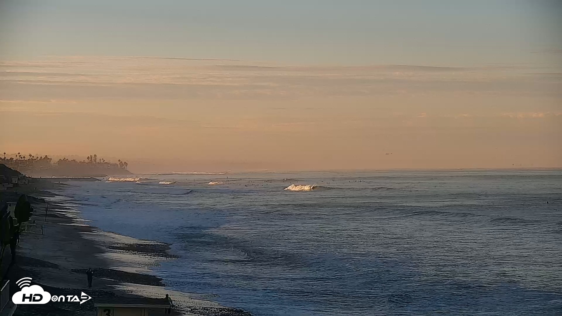 Snapshot of Carlsbad Beach Surf Live Webcam taken Sep 5, 2026, 6:59am PDT