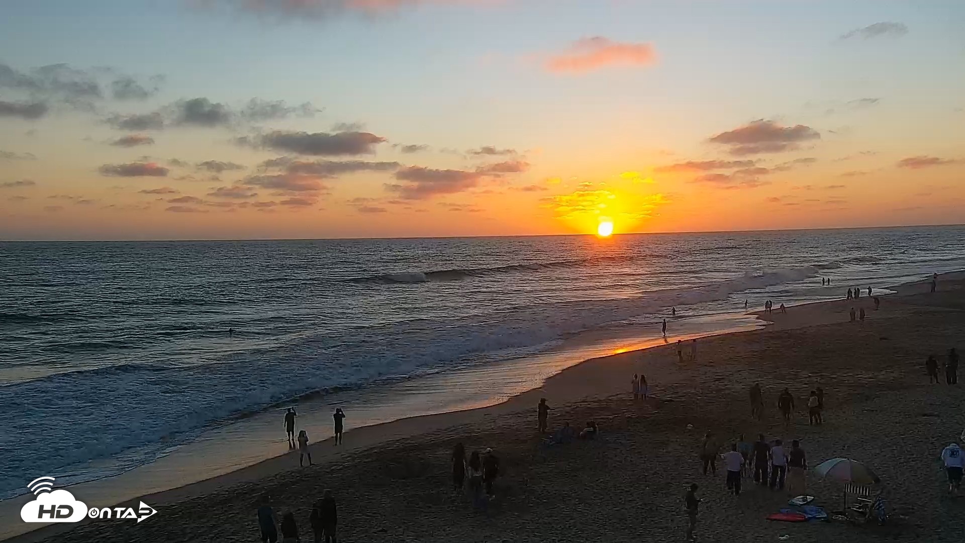 Snapshot of Carlsbad Beach Surf Live Webcam taken Jul 6, 2026, 8:00pm PDT