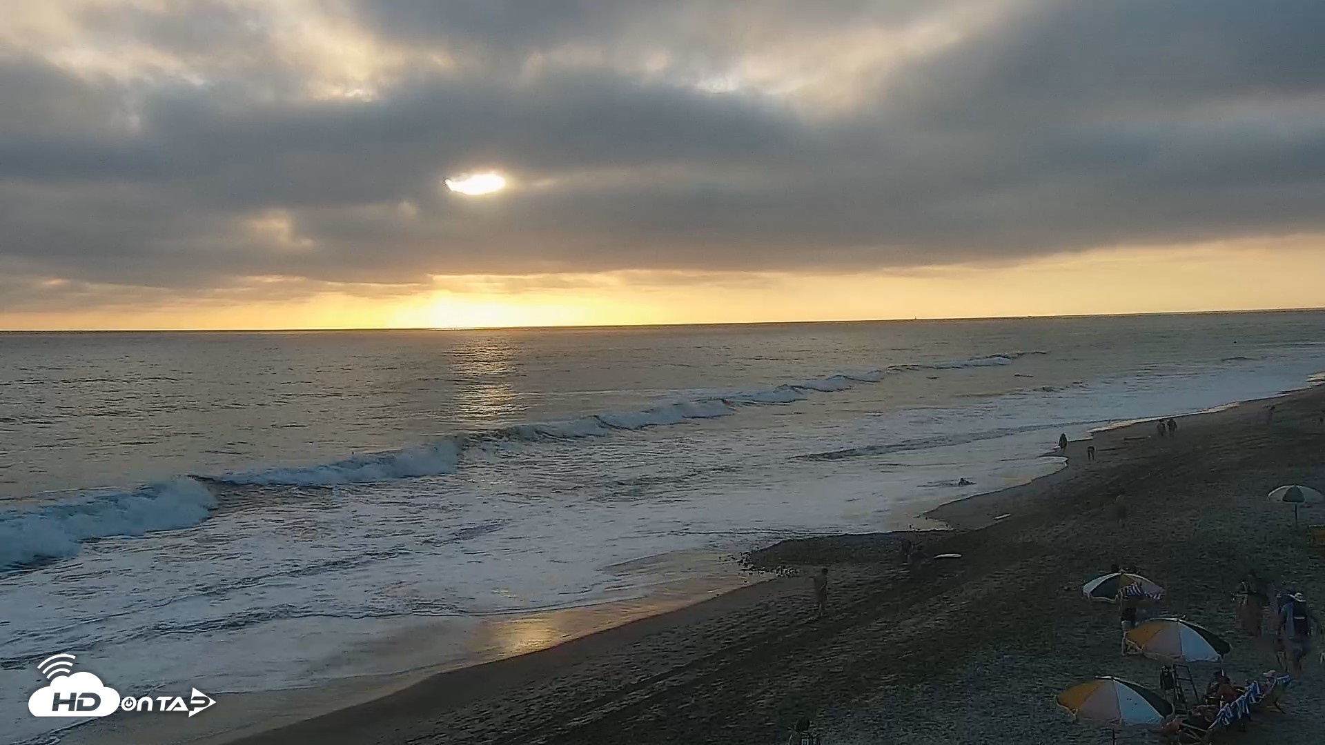 Snapshot of Carlsbad Beach Surf Live Webcam taken Aug 18, 2026, 7:00pm PDT