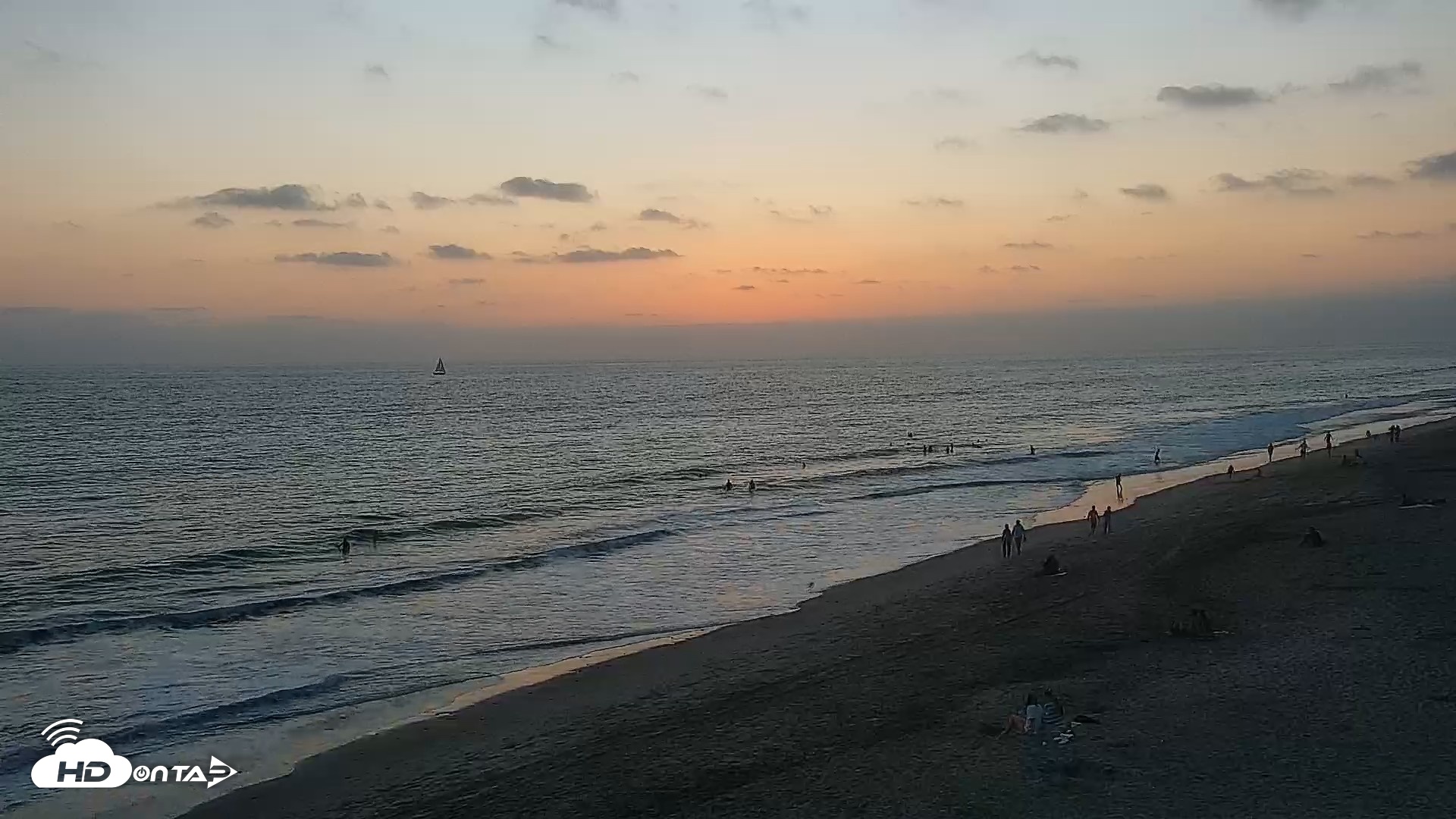 Snapshot of Carlsbad Beach Surf Live Webcam taken Aug 4, 2026, 7:50pm PDT