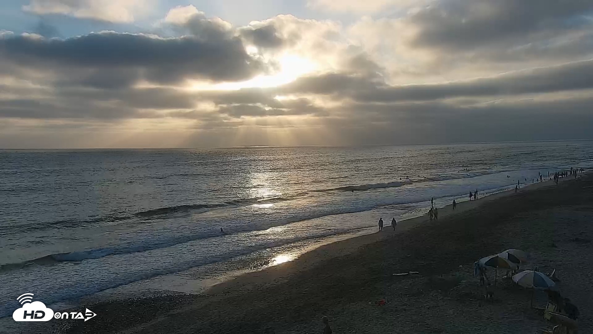 Snapshot of Carlsbad Beach Surf Live Webcam taken Aug 2, 2026, 7:14pm PDT