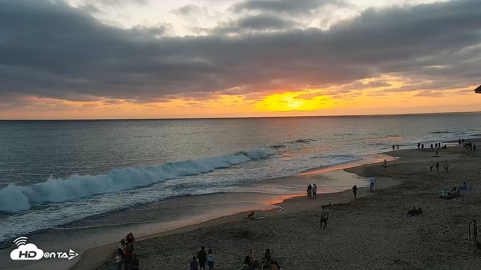 Snapshot of Carlsbad Beach Surf Live Webcam taken Jul 1, 2026, 7:59pm PDT