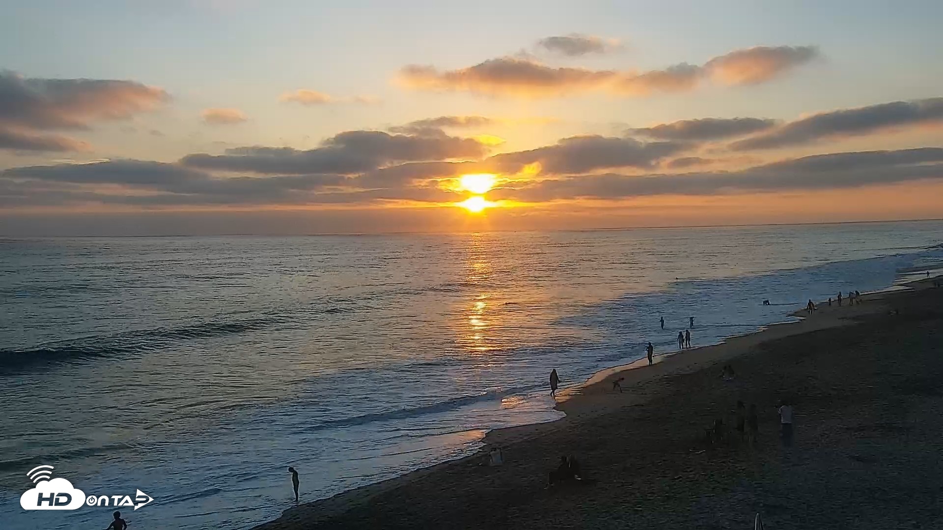 Snapshot of Carlsbad Beach Surf Live Webcam taken Jul 31, 2026, 7:39pm PDT