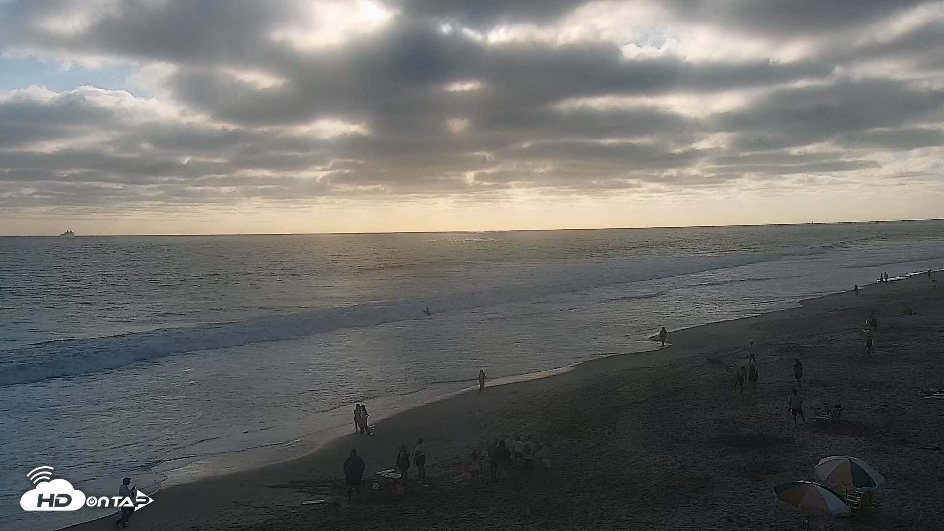 Snapshot of Carlsbad Beach Surf Live Webcam taken Jun 19, 2026, 6:51pm PDT