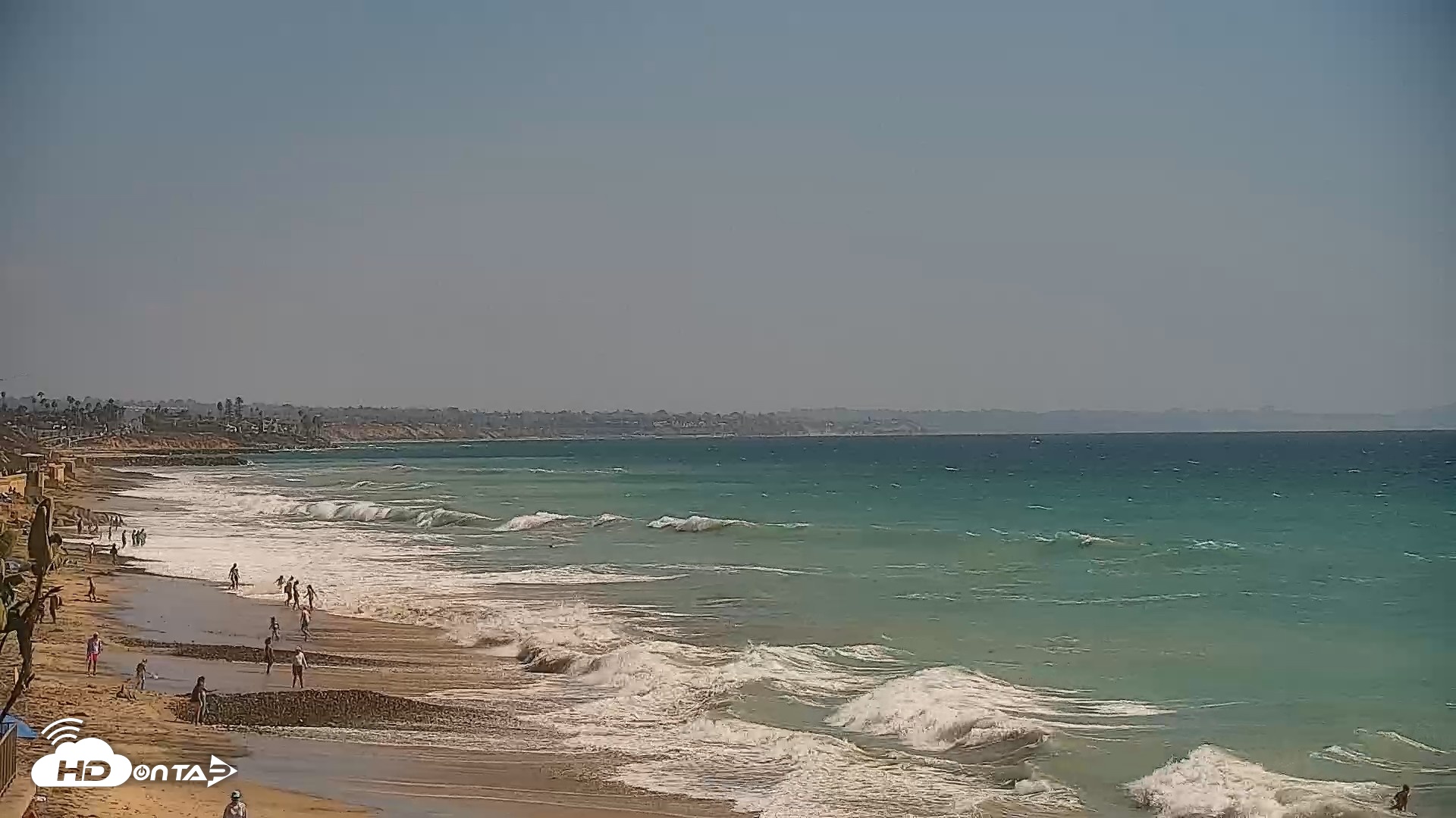 Snapshot of Carlsbad Beach Surf Live Webcam taken Sep 17, 2026, 2:59pm PDT