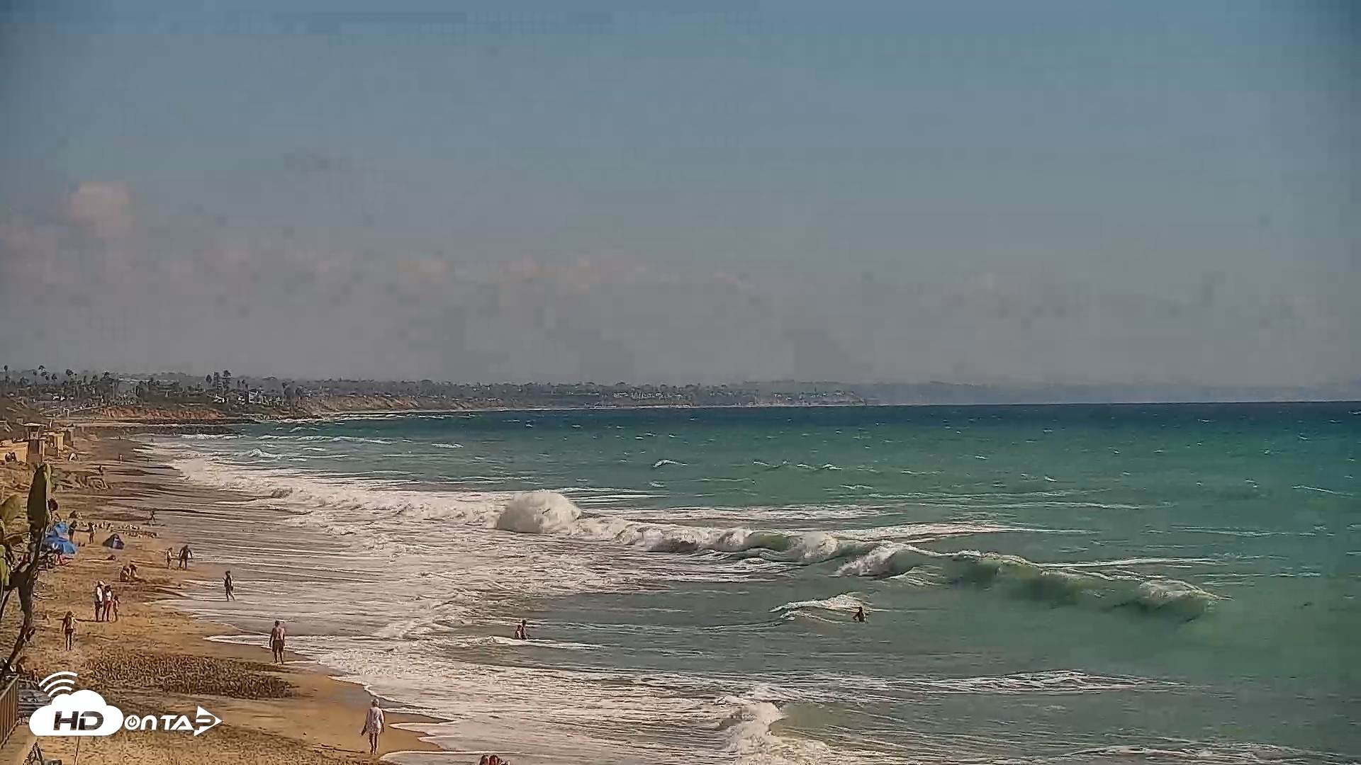 Snapshot of Carlsbad Beach Surf Live Webcam taken Sep 22, 2026, 3:40pm PDT