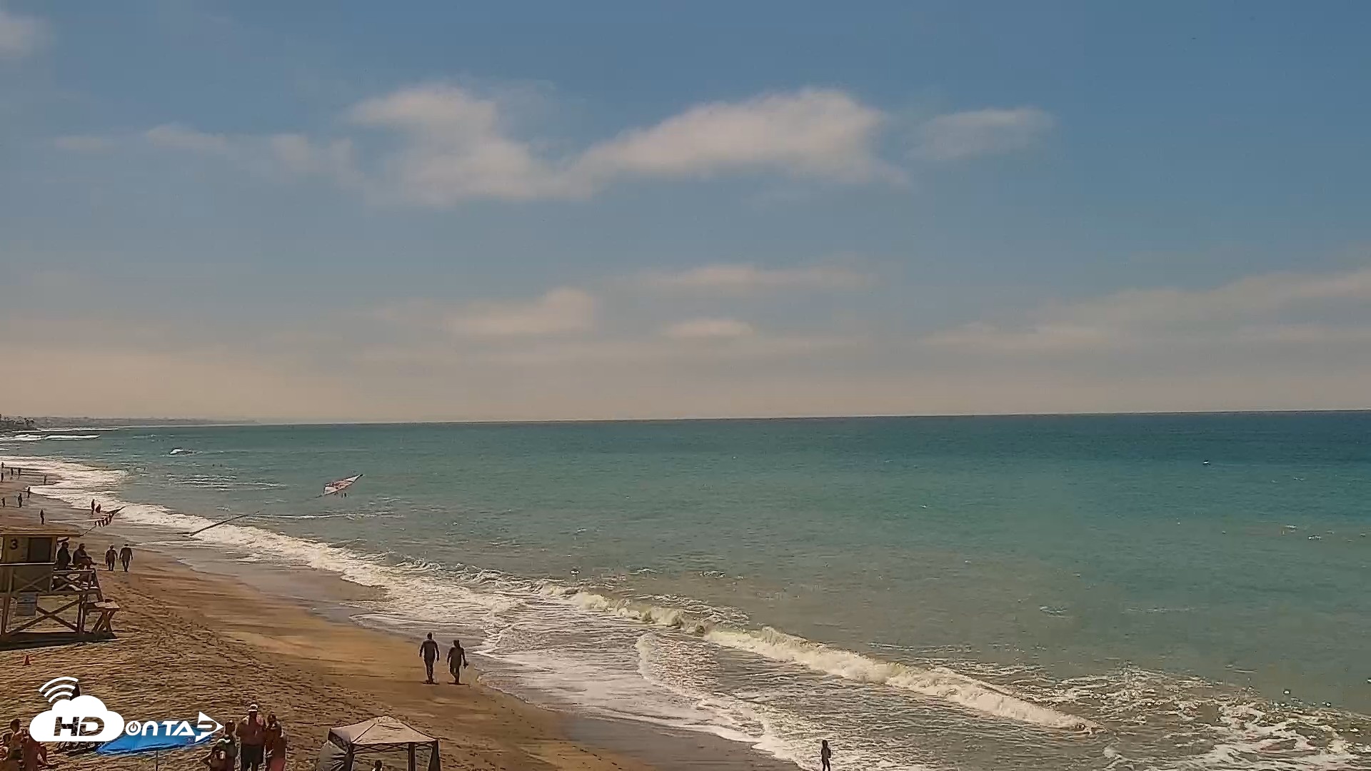 Snapshot of Carlsbad Beach Surf Live Webcam taken Aug 16, 2026, 12:27pm PDT