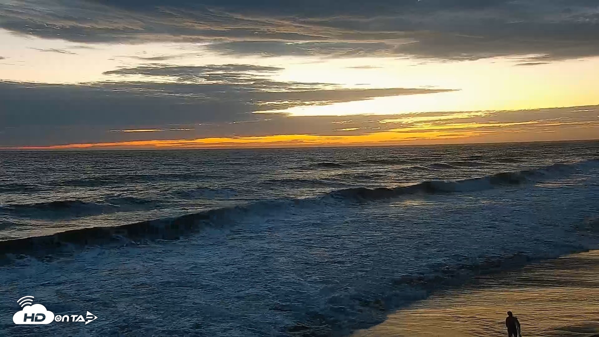 Snapshot of Carlsbad Beach Surf Live Webcam taken Sep 8, 2026, 7:26pm PDT
