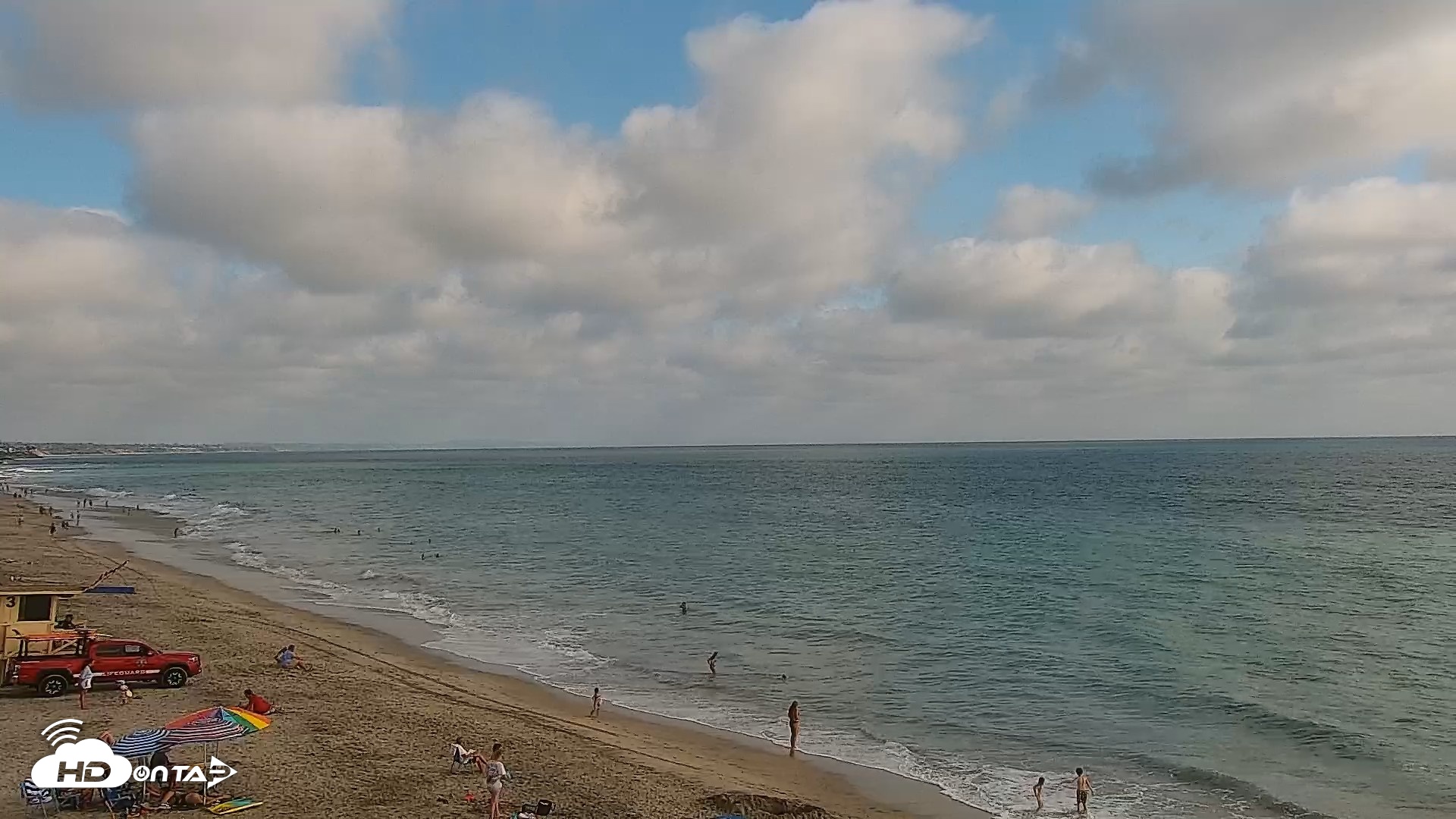 Snapshot of Carlsbad Beach Surf Live Webcam taken Aug 12, 2026, 5:33pm PDT