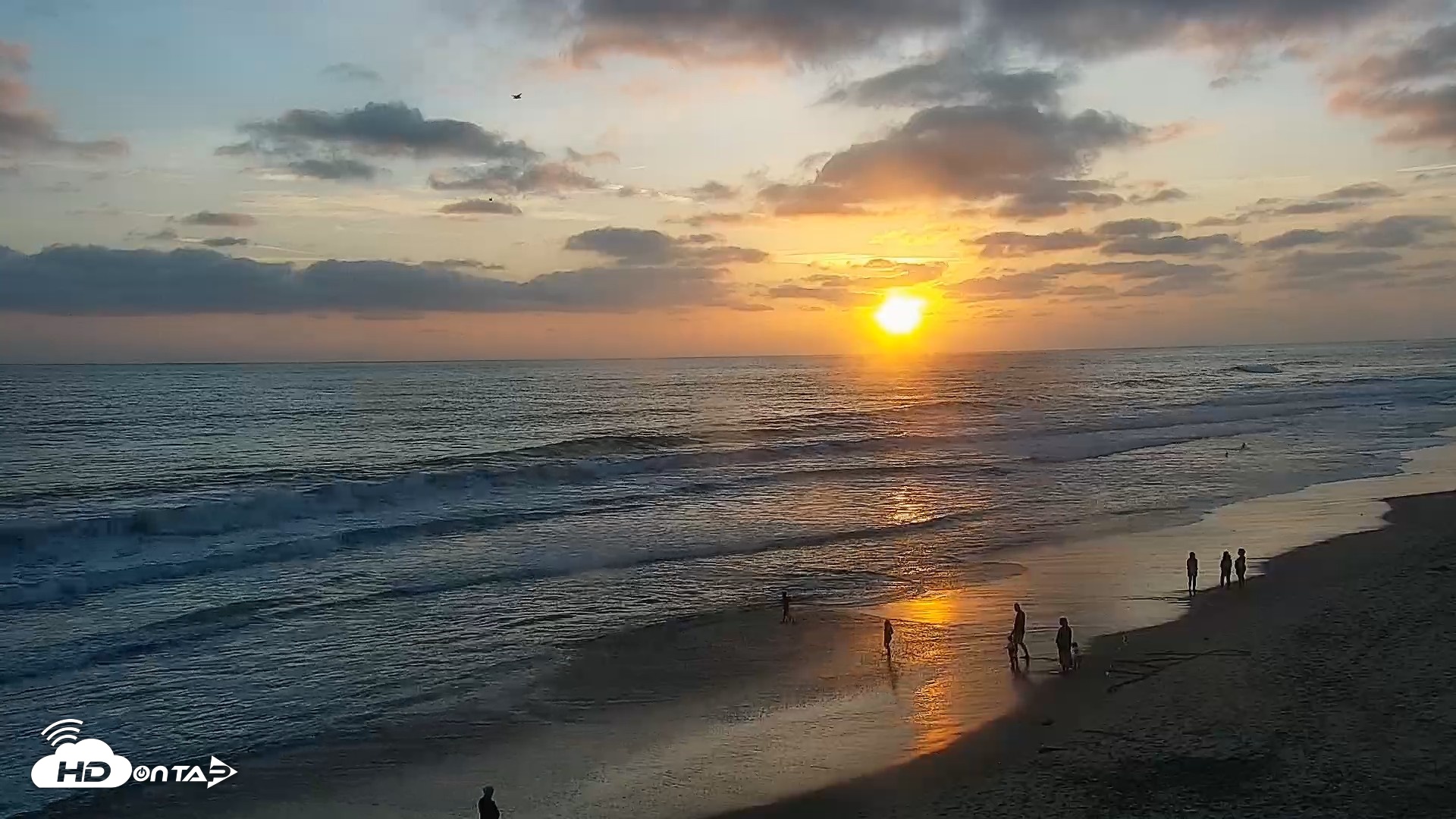 Snapshot of Carlsbad Beach Surf Live Webcam taken Jun 8, 2026, 7:51pm PDT