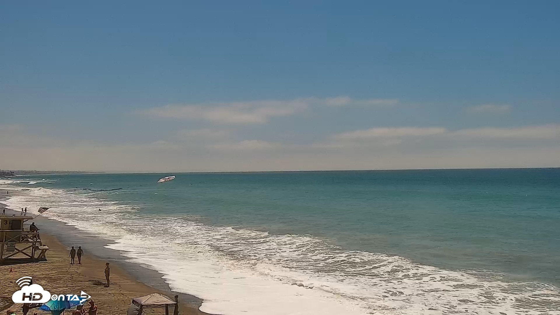 Snapshot of Carlsbad Beach Surf Live Webcam taken Aug 16, 2026, 12:36pm PDT