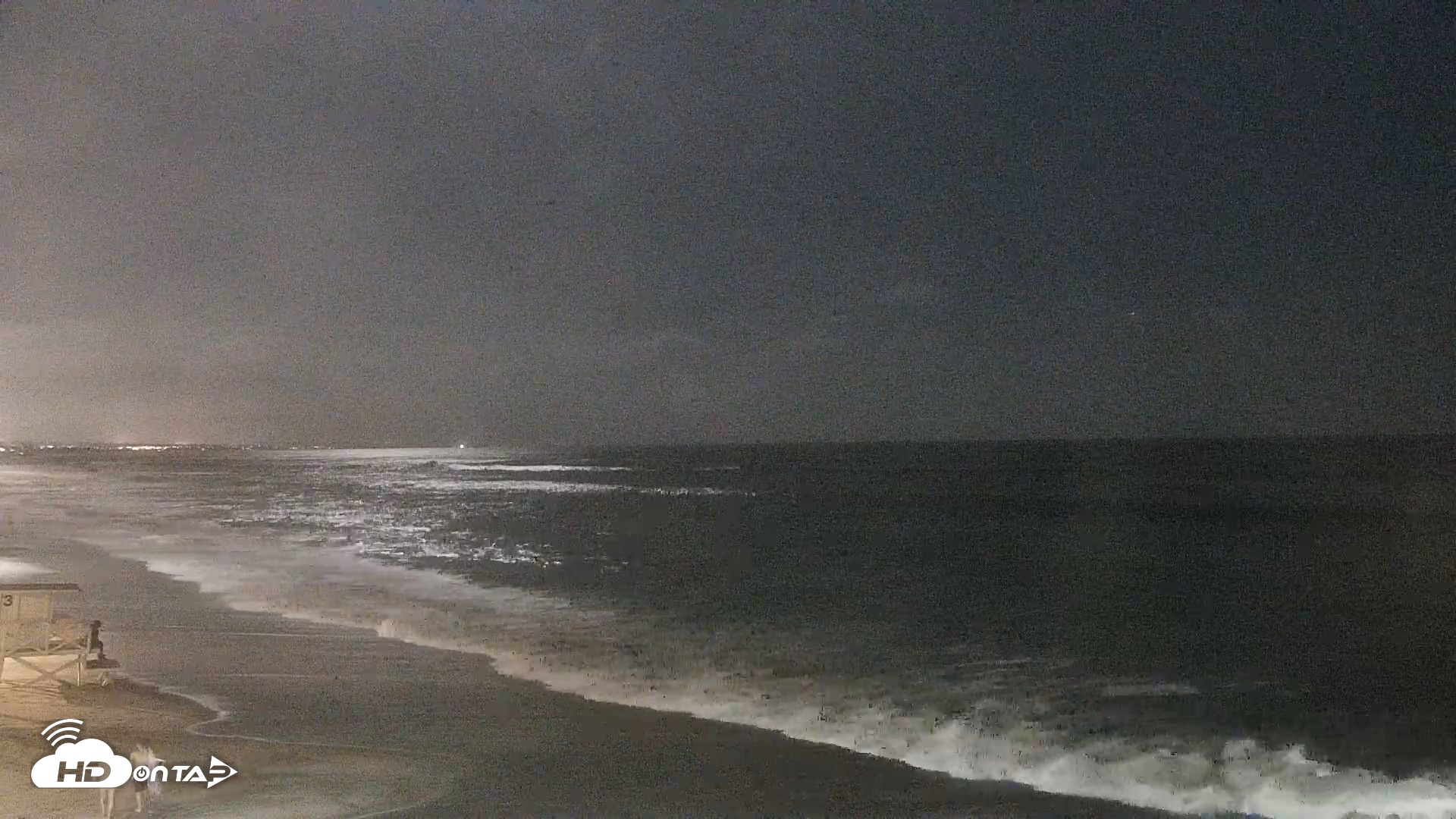 Snapshot of Carlsbad Beach Surf Live Webcam taken Jul 25, 2026, 8:55pm PDT