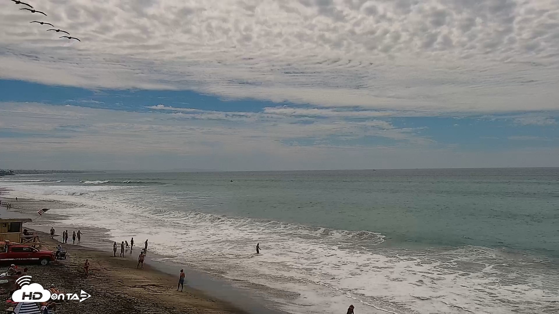 Snapshot of Carlsbad Beach Surf Live Webcam taken Sep 5, 2026, 12:39pm PDT
