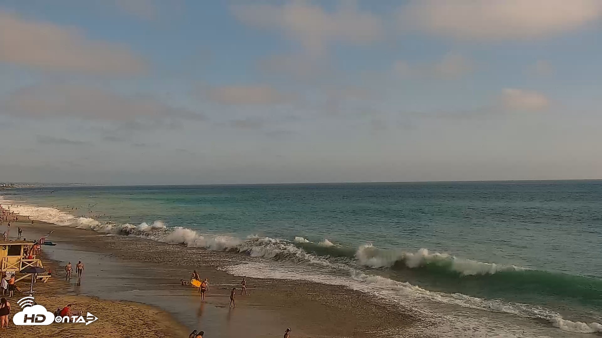 Snapshot of Carlsbad Beach Surf Live Webcam taken Aug 8, 2026, 5:51pm PDT