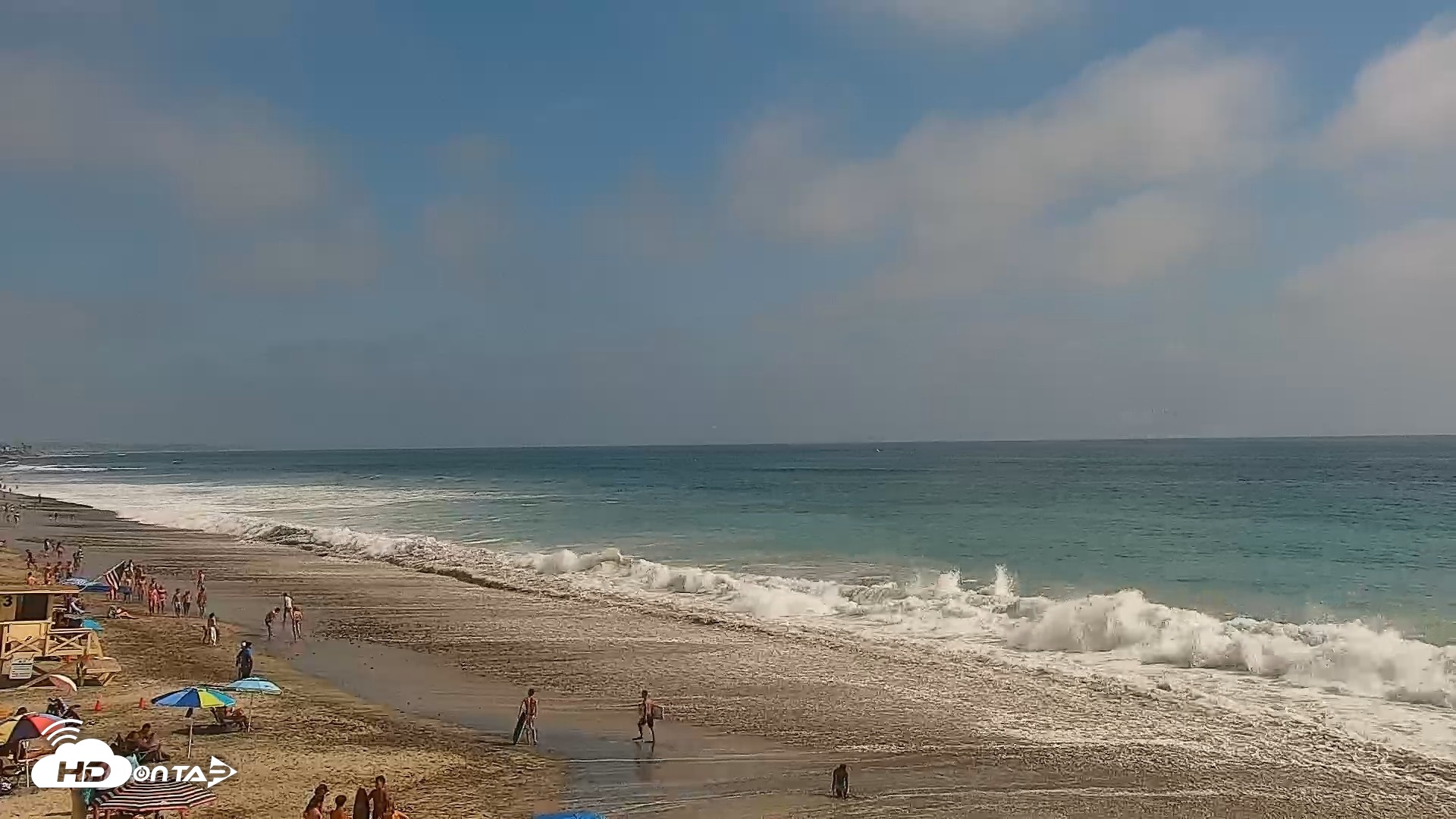 Snapshot of Carlsbad Beach Surf Live Webcam taken Jul 26, 2026, 4:26pm PDT