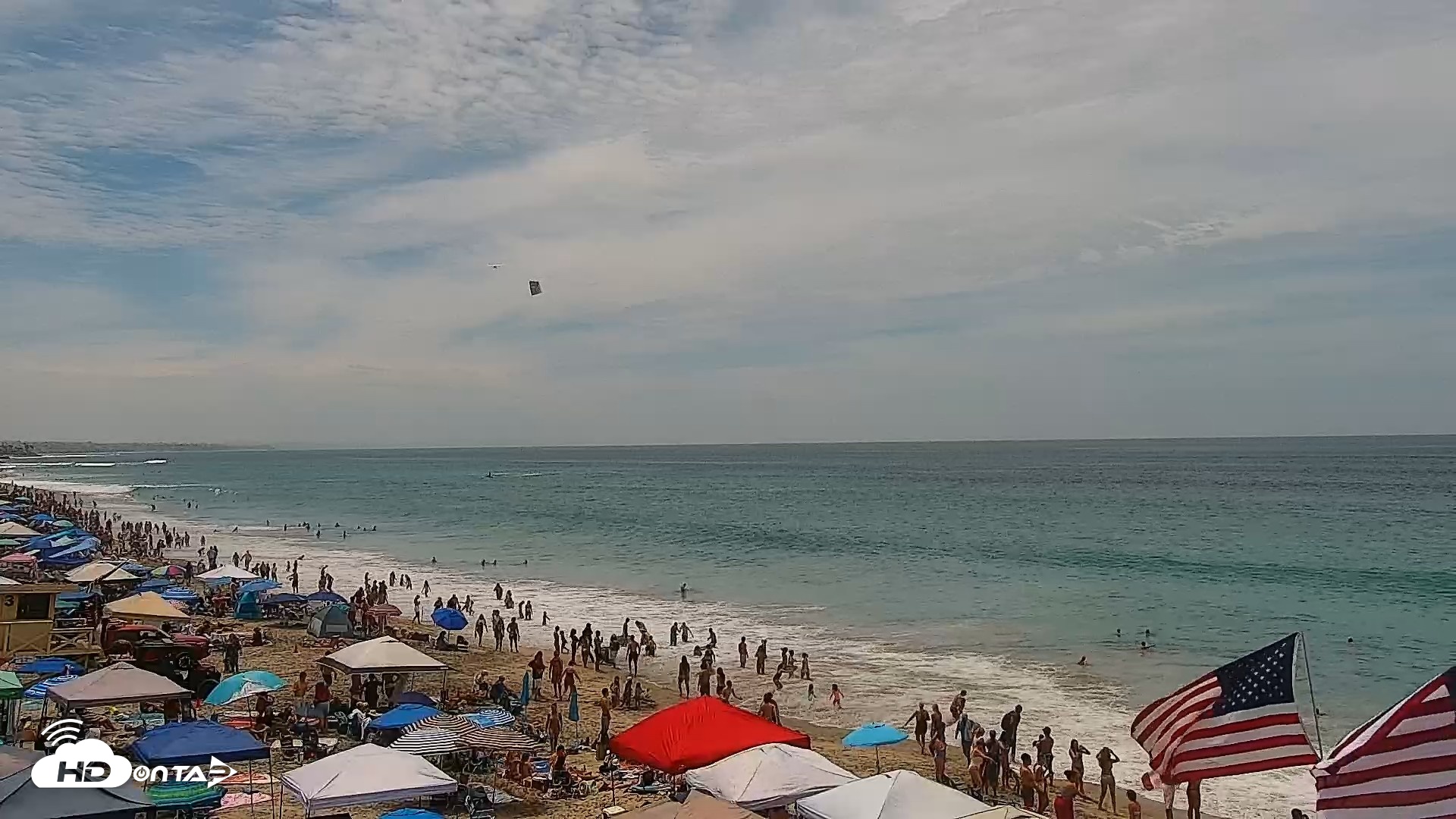 Snapshot of Carlsbad Beach Surf Live Webcam taken Jul 4, 2026, 12:10pm PDT