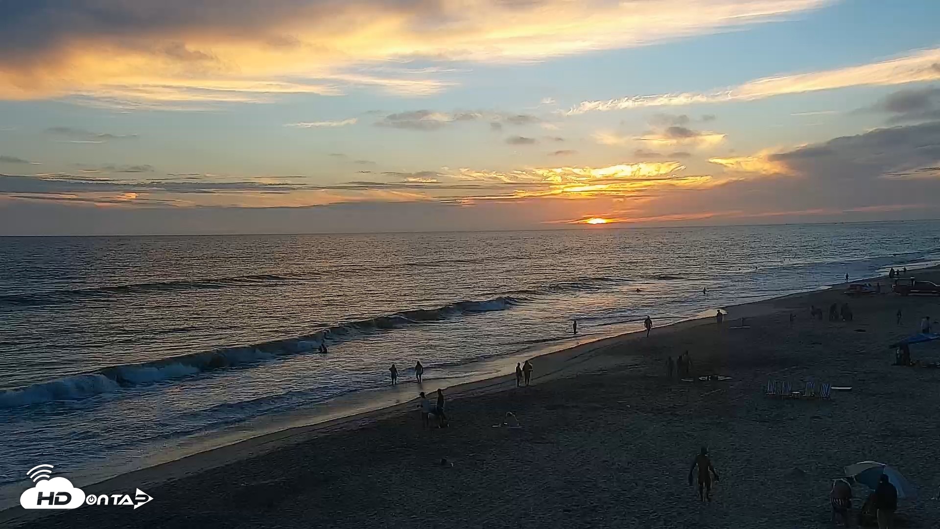 Snapshot of Carlsbad Beach Surf Live Webcam taken Jul 4, 2026, 8:05pm PDT
