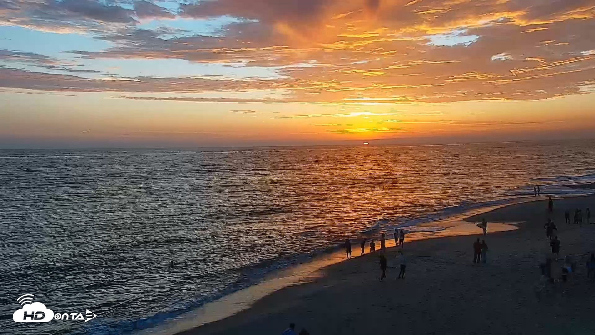 Snapshot of Carlsbad Beach Surf Live Webcam taken Jul 12, 2026, 8:00pm PDT