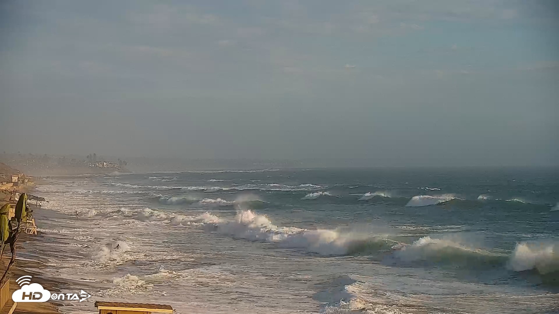 Snapshot of Carlsbad Beach Surf Live Webcam taken Sep 8, 2026, 5:54pm PDT