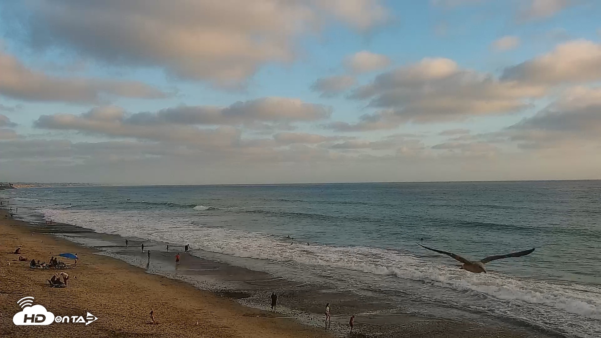 Snapshot of Carlsbad Beach Surf Live Webcam taken Sep 13, 2026, 6:21pm PDT
