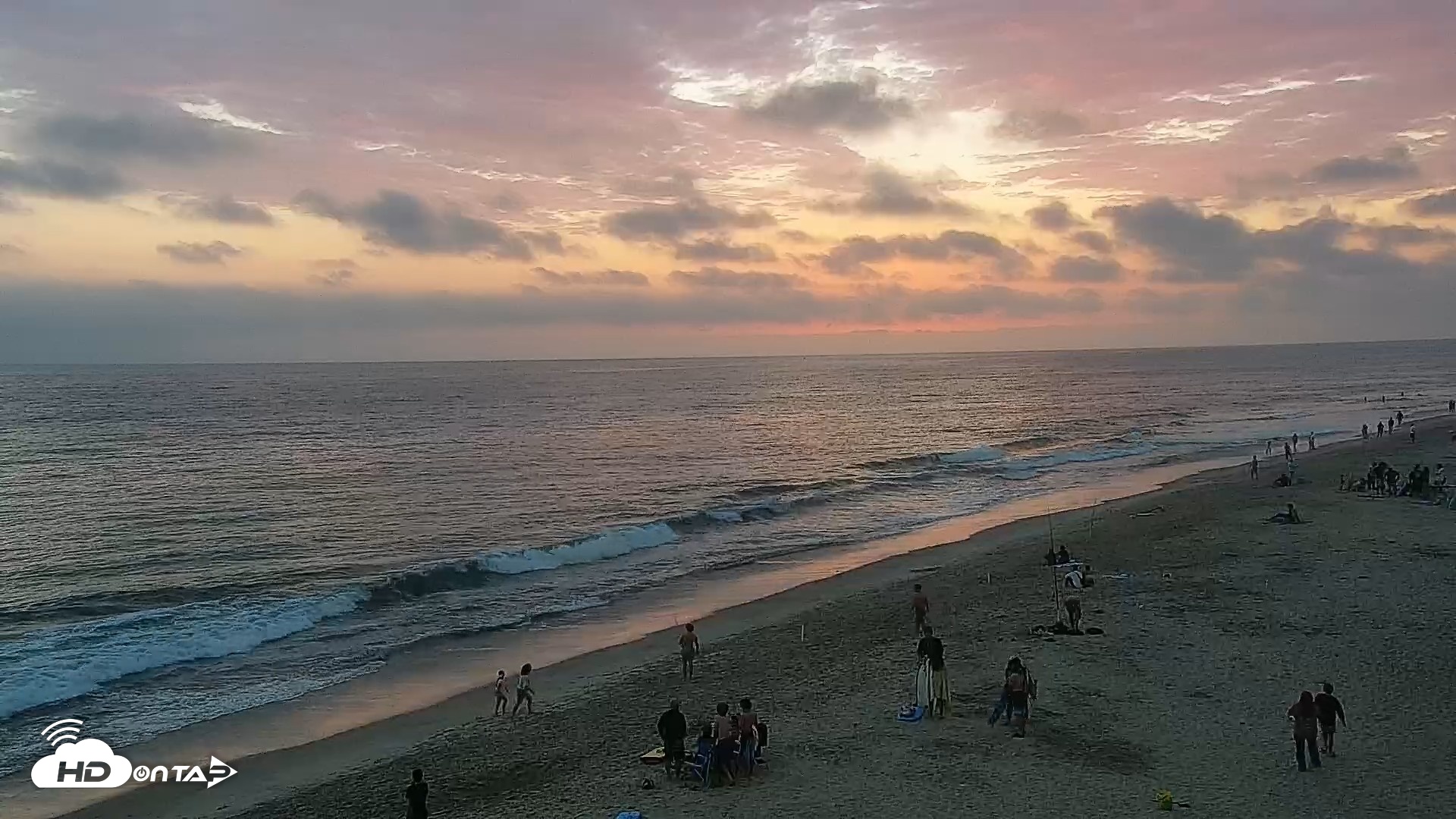 Snapshot of Carlsbad Beach Surf Live Webcam taken Jul 18, 2026, 8:00pm PDT