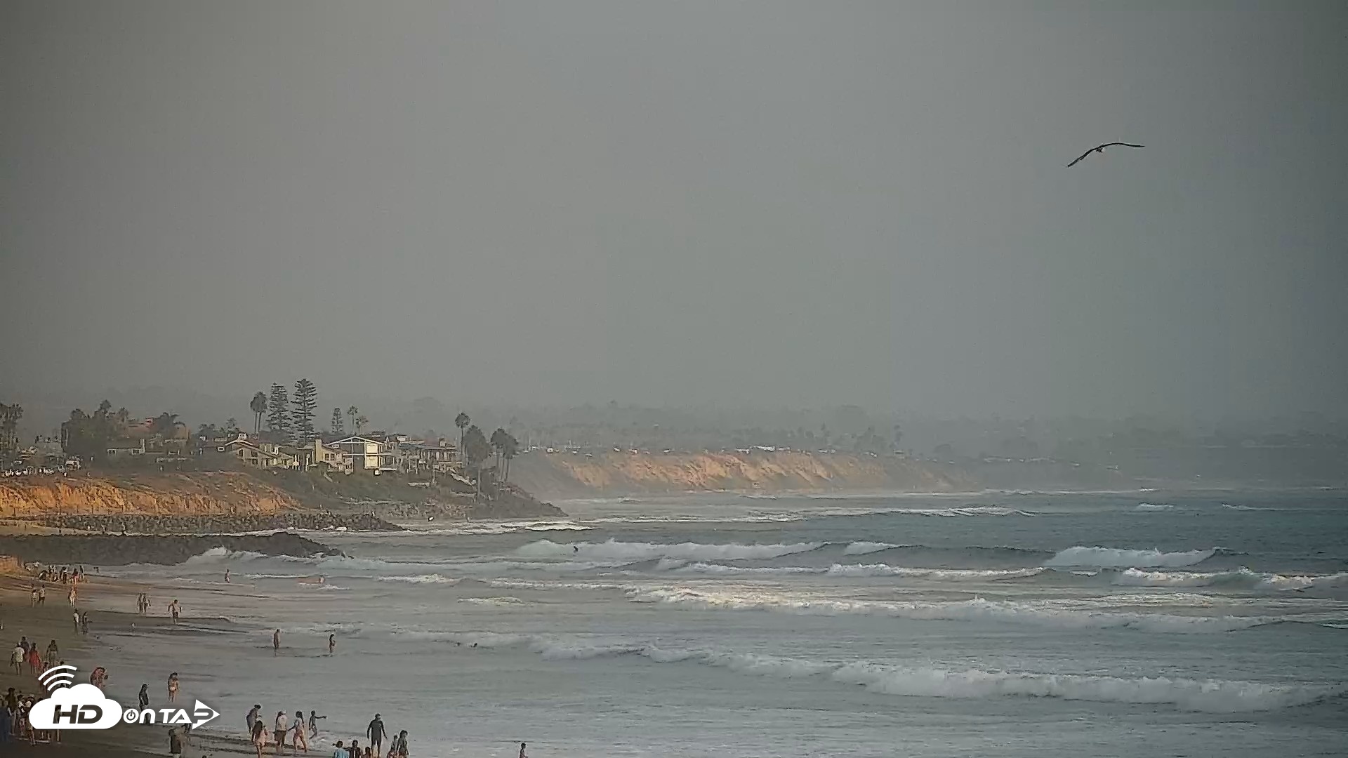 Snapshot of Carlsbad Beach Surf Live Webcam taken Aug 30, 2026, 6:27pm PDT