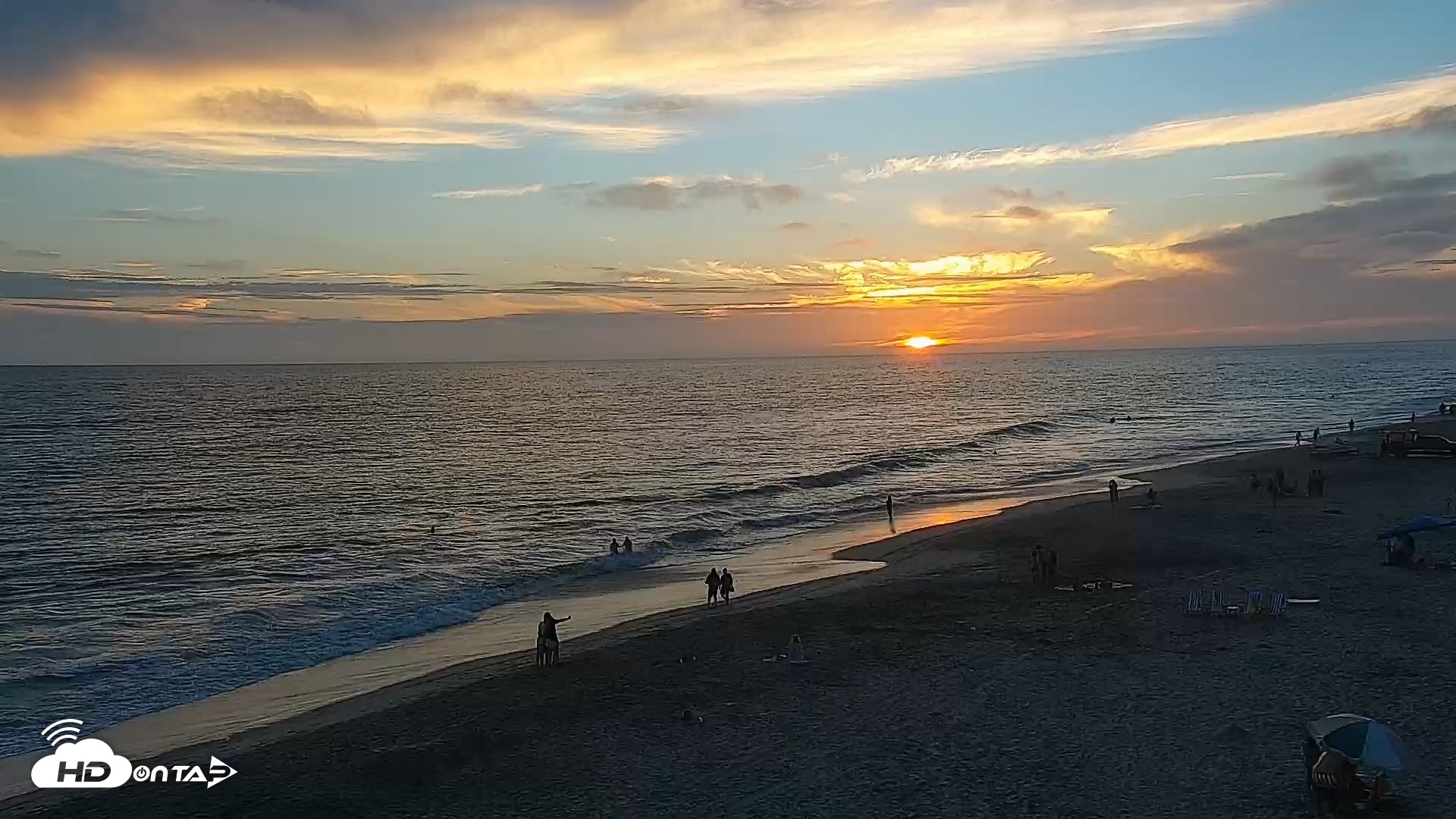 Snapshot of Carlsbad Beach Surf Live Webcam taken Jul 4, 2026, 8:00pm PDT