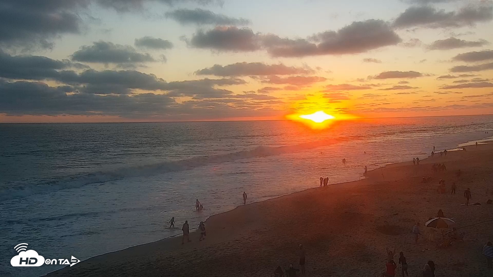 Snapshot of Carlsbad Beach Surf Live Webcam taken Jun 21, 2026, 8:00pm PDT