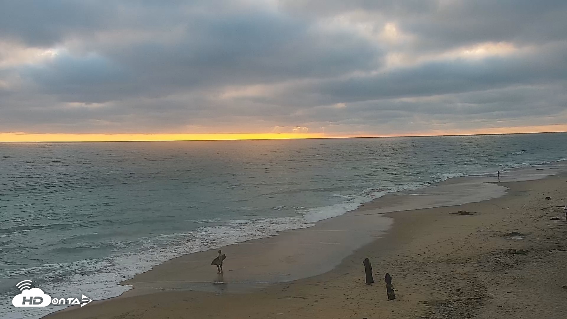 Snapshot of Carlsbad Beach Surf Live Webcam taken Jun 25, 2026, 7:38pm PDT