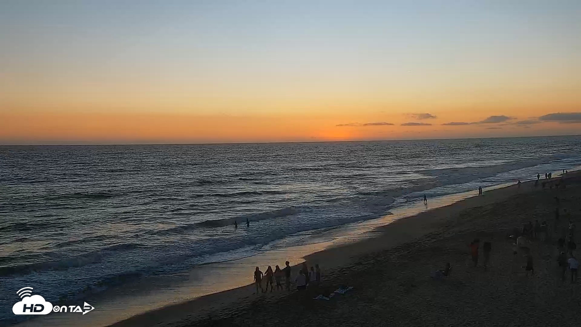 Snapshot of Carlsbad Beach Surf Live Webcam taken Jul 22, 2026, 7:58pm PDT