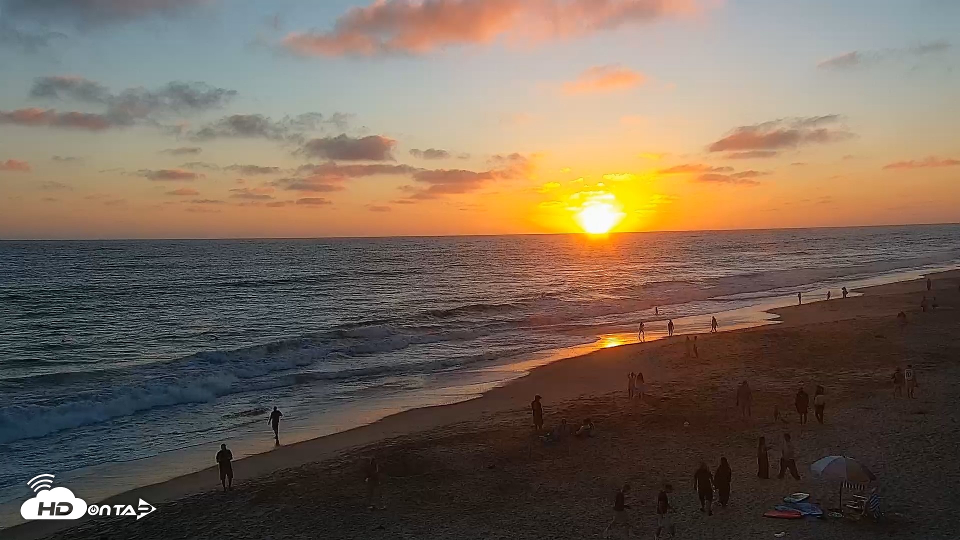 Snapshot of Carlsbad Beach Surf Live Webcam taken Jul 6, 2026, 7:59pm PDT