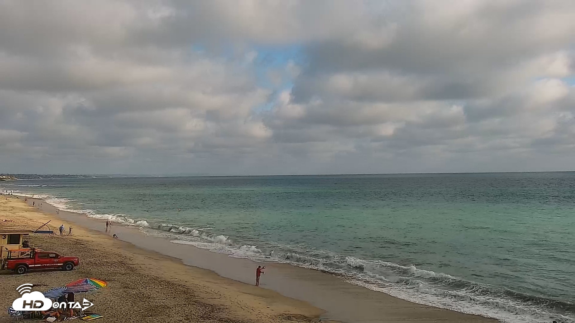 Snapshot of Carlsbad Beach Surf Live Webcam taken Aug 12, 2026, 5:49pm PDT