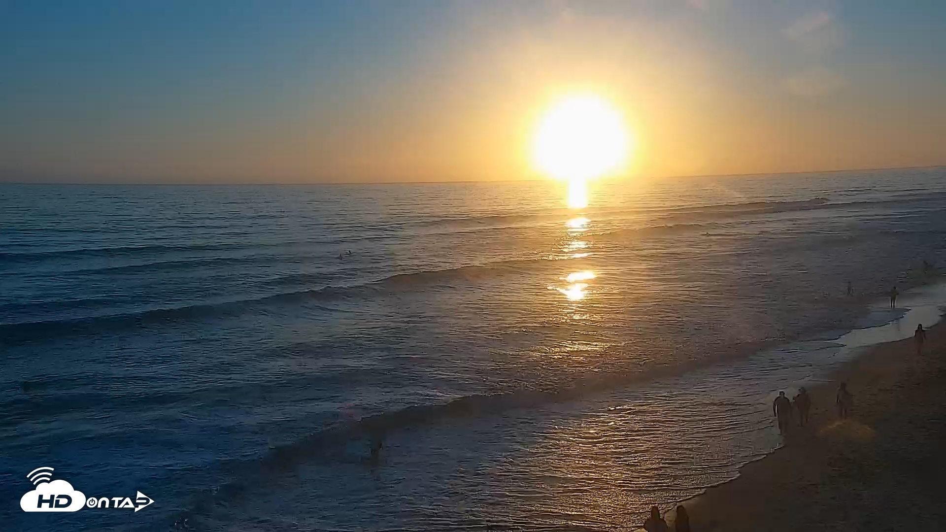 Snapshot of Carlsbad Beach Surf Live Webcam taken Jul 10, 2025, 7:47pm PDT
