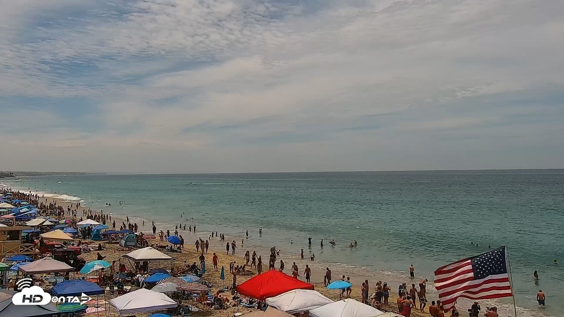 Snapshot of Carlsbad Beach Surf Live Webcam taken Jul 4, 2026, 12:07pm PDT