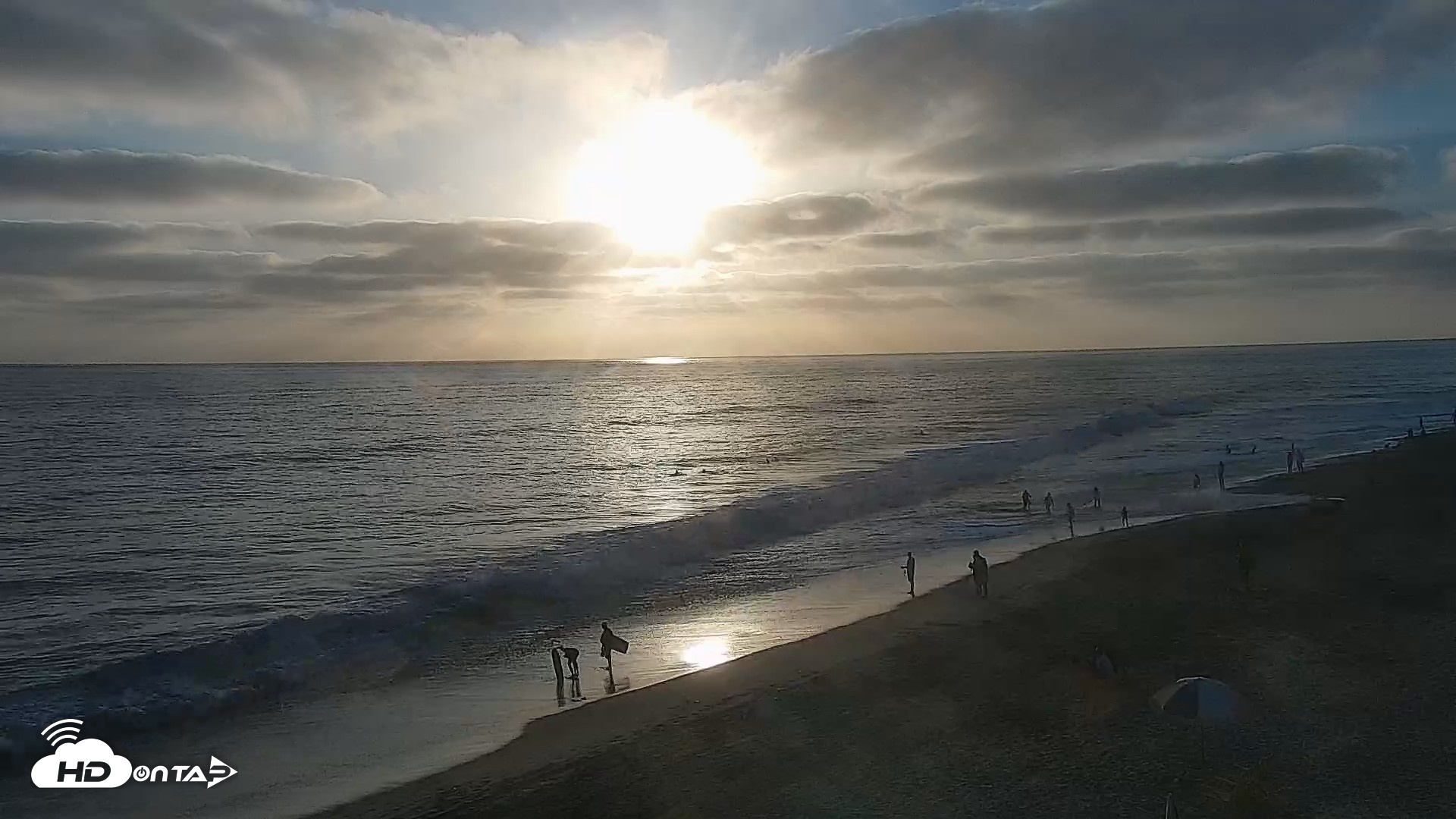 Snapshot of Carlsbad Beach Surf Live Webcam taken Jul 31, 2026, 7:21pm PDT