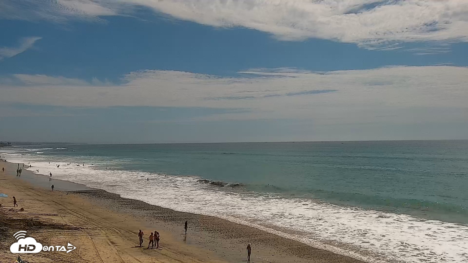 Snapshot of Carlsbad Beach Surf Live Webcam taken Sep 10, 2026, 2:03pm PDT