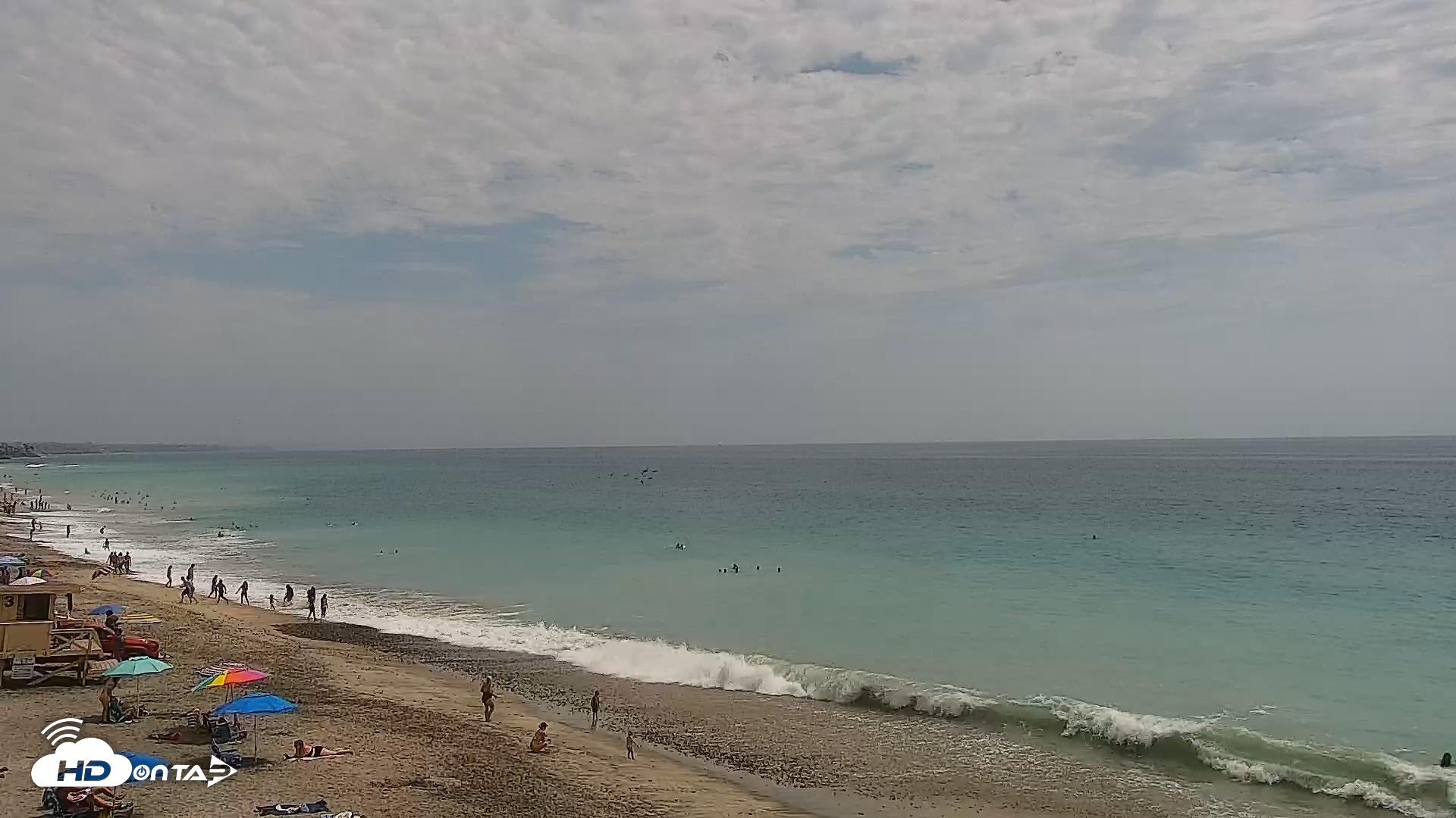 Snapshot of Carlsbad Beach Surf Live Webcam taken Aug 5, 2026, 2:28pm PDT