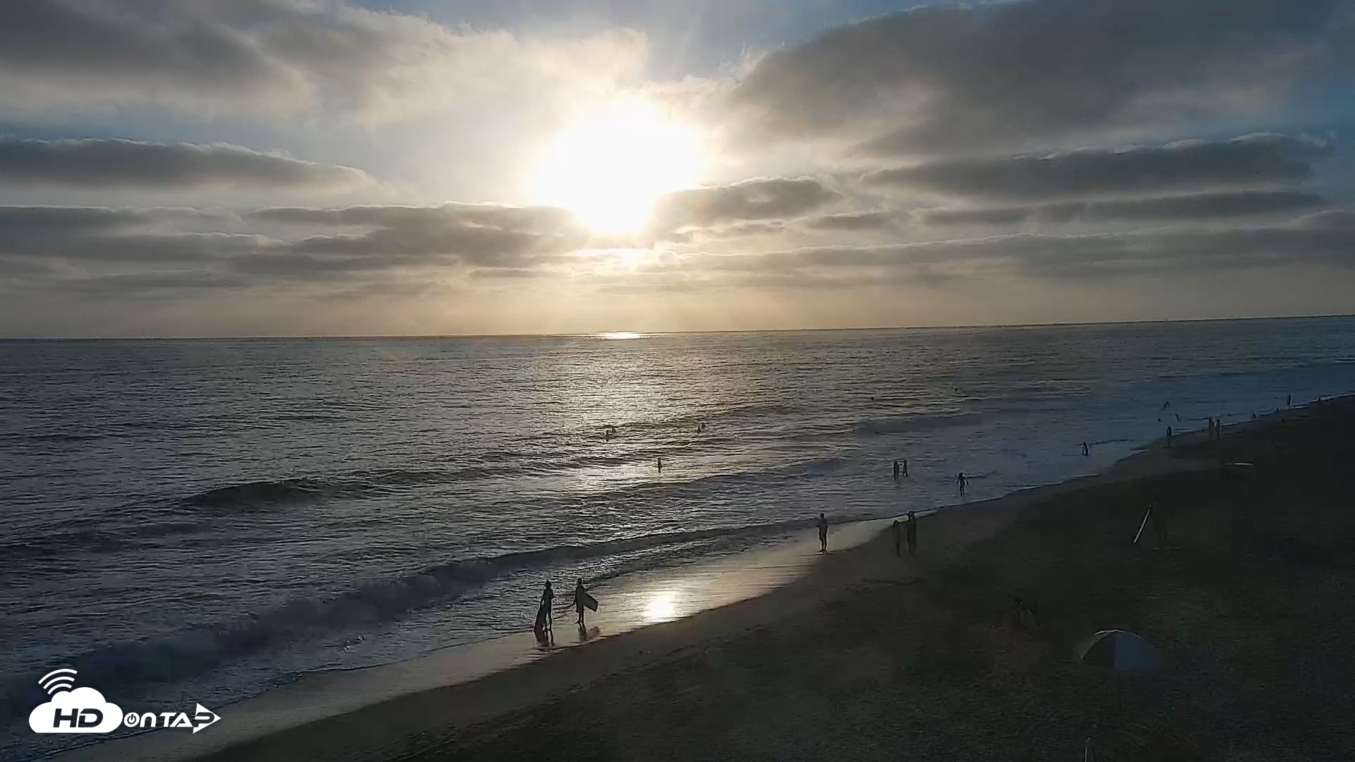 Snapshot of Carlsbad Beach Surf Live Webcam taken Jul 31, 2026, 7:21pm PDT