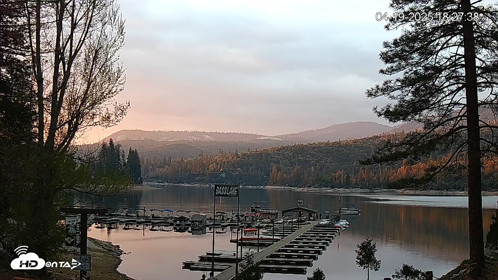 Snapshot of Miller's Landing Resort on Bass Lake taken Apr 19, 2025, 7:27pm PDT