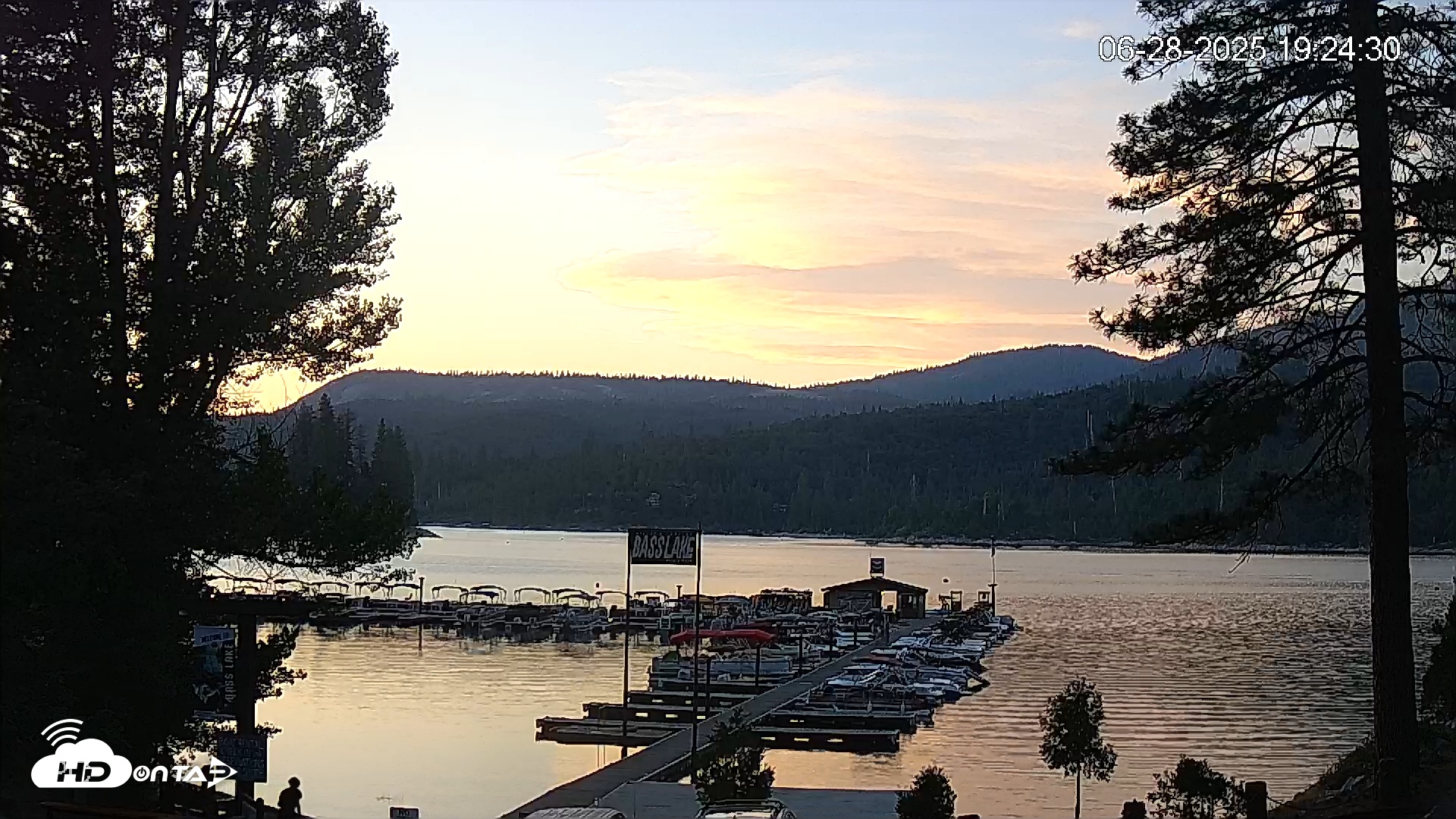 Snapshot of Miller's Landing Resort on Bass Lake taken Jun 28, 2025, 8:24pm PDT