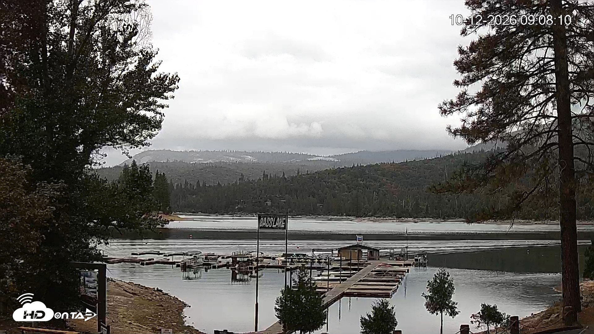 Snapshot of Miller's Landing Resort on Bass Lake Live Webcam taken Oct 12, 2026, 10:07am PDT