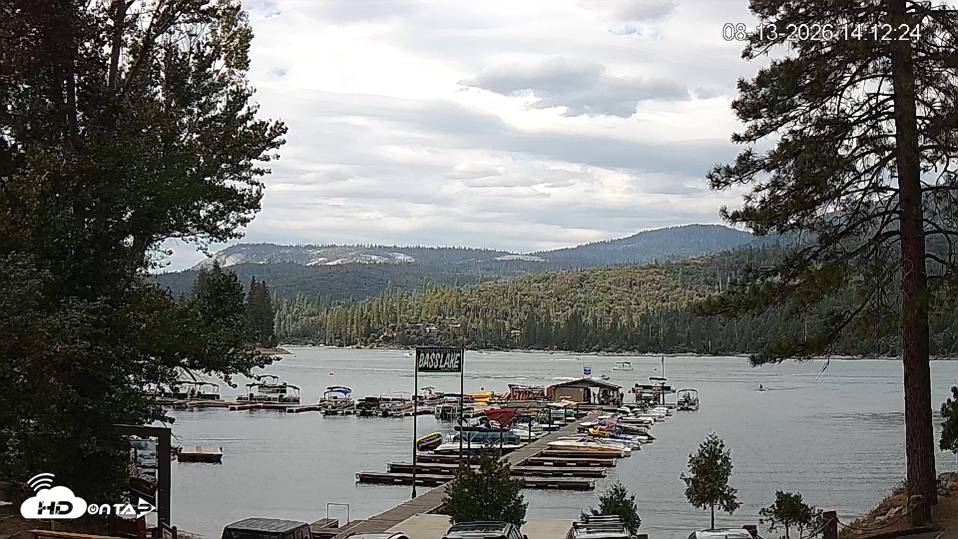 Snapshot of Miller's Landing Resort on Bass Lake Live Webcam taken Aug 13, 2026, 3:13pm PDT