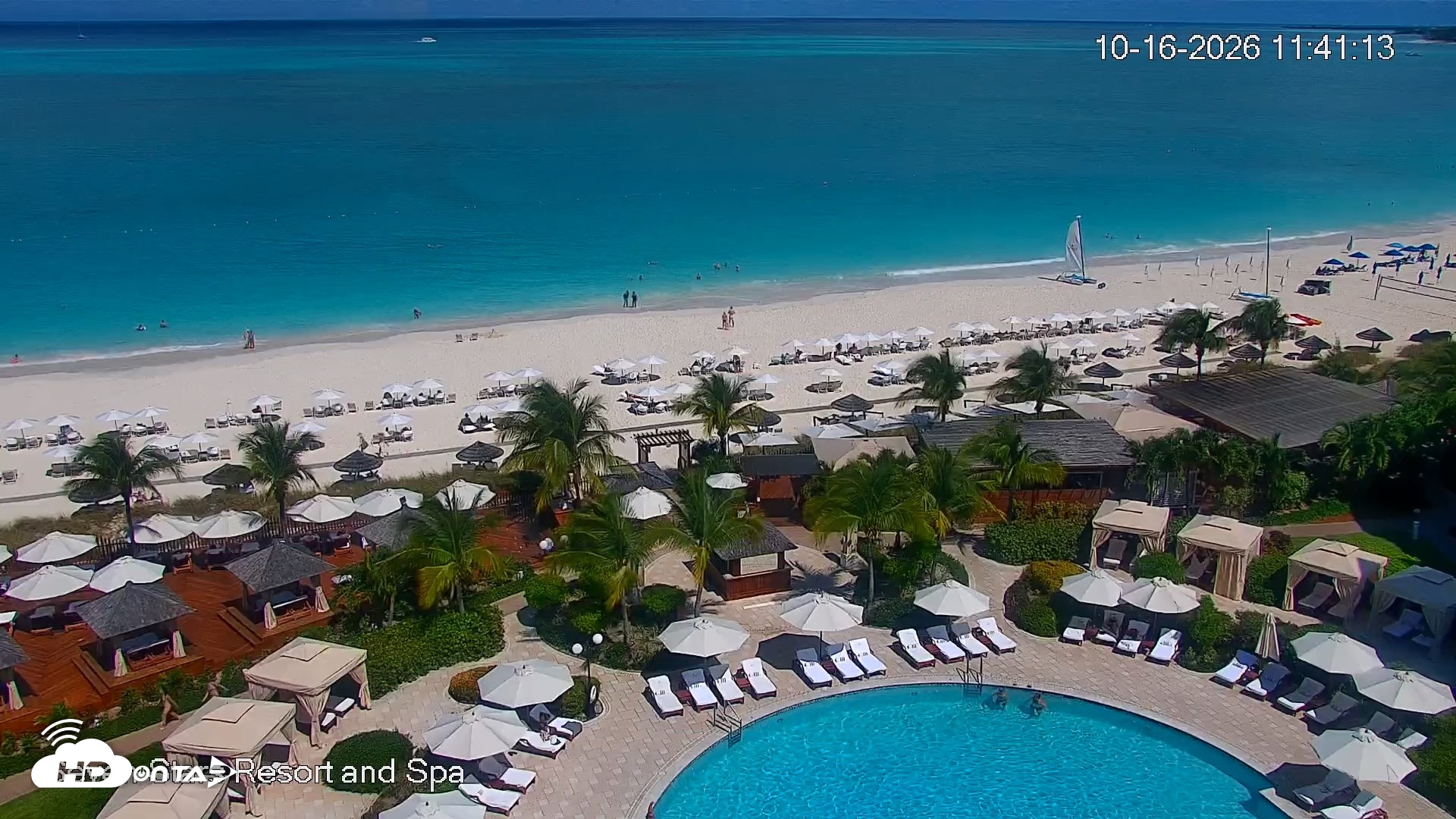 Snapshot of Turks and Caicos Seven Stars Resort Live Webcam taken Oct 16, 2026, 11:44am EDT