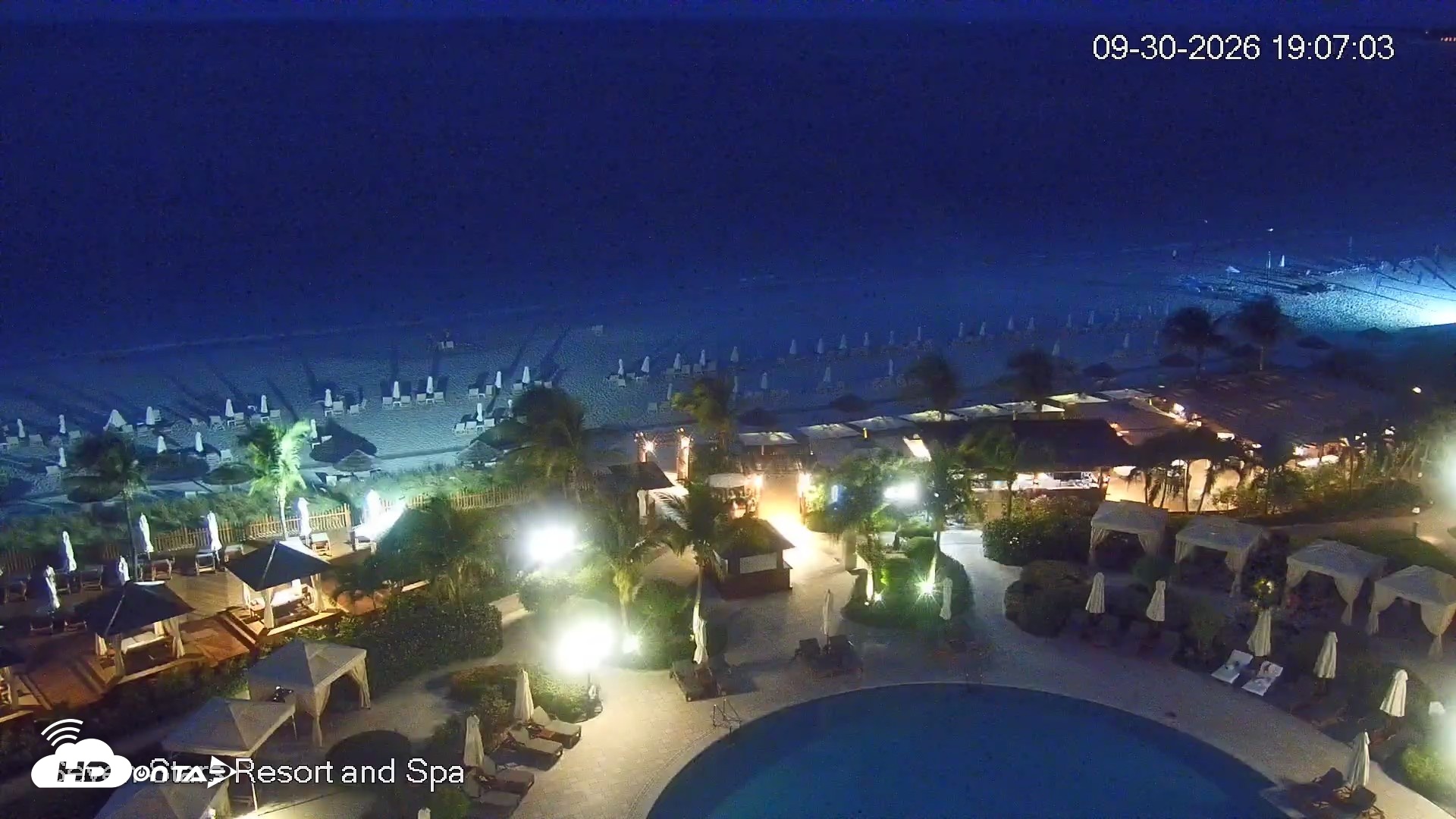 Snapshot of Turks and Caicos Seven Stars Resort Live Webcam taken Sep 30, 2026, 7:10pm EDT